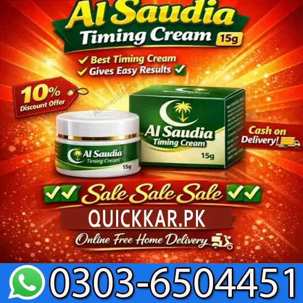 Al Saudia Timing Cream Price in Pakistan