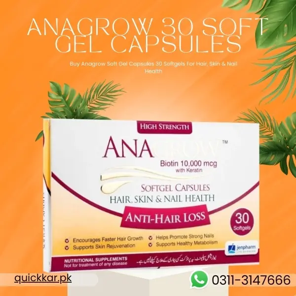 Anagrow Soft Gel Capsules Price in Pakistan