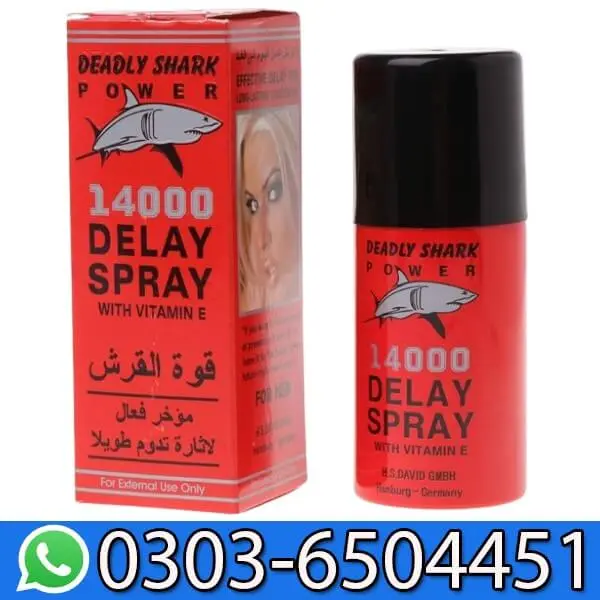 Deadly Shark Power 14000 Delay Spray In Pakistan