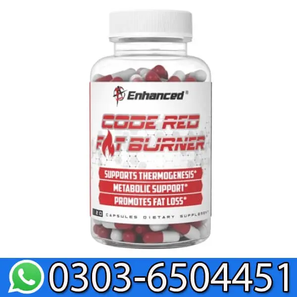 Enhanced Labs – Code Red Fat Burner Capsules in Pakistan