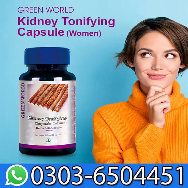 Green World Kidney Tonifying Capsule For Women in Pakistan