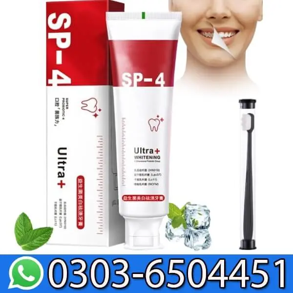 SP4 Toothpaste Ultra Whitening in Pakistan