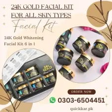 24K Gold Whitening Facial Kit 6 in 1