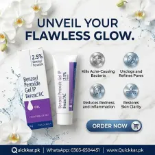 Benzac AC 2.5% Gel Price in Pakistan