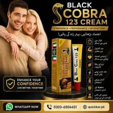 Black Cobra 123 Cream In Pakistan