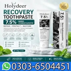 Holydeer Recovery Toothpaste 7.5% Nano Hydroxyapatite In Pakistan