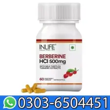 Vitality Pro Berberine HCl (500mg) + Milk Thistle Capsules In Pakistan