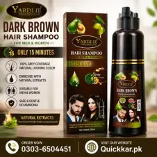 Yardlie Hair Color Shampoo Dark Brown Price In Pakistan
